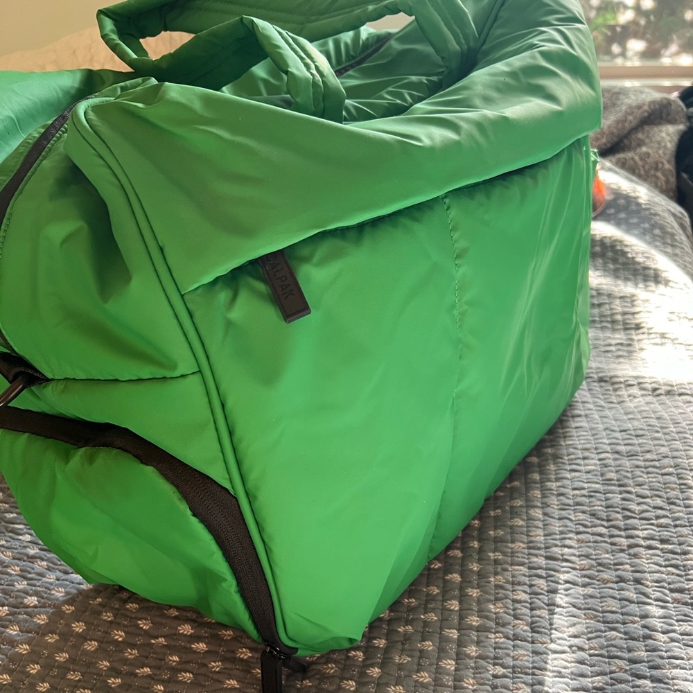 Calpak Luka Large Duffel in Green Apple